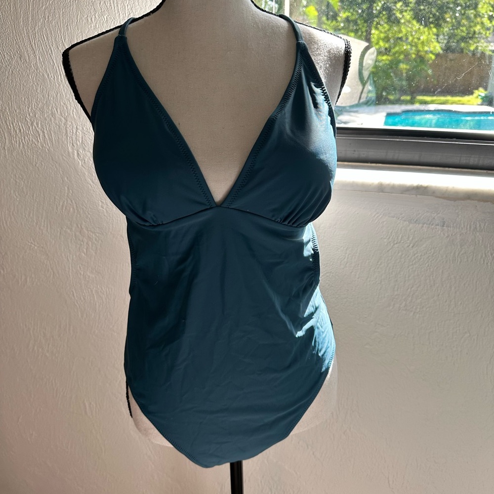 Cupshe Teal One Piece Swimsuit